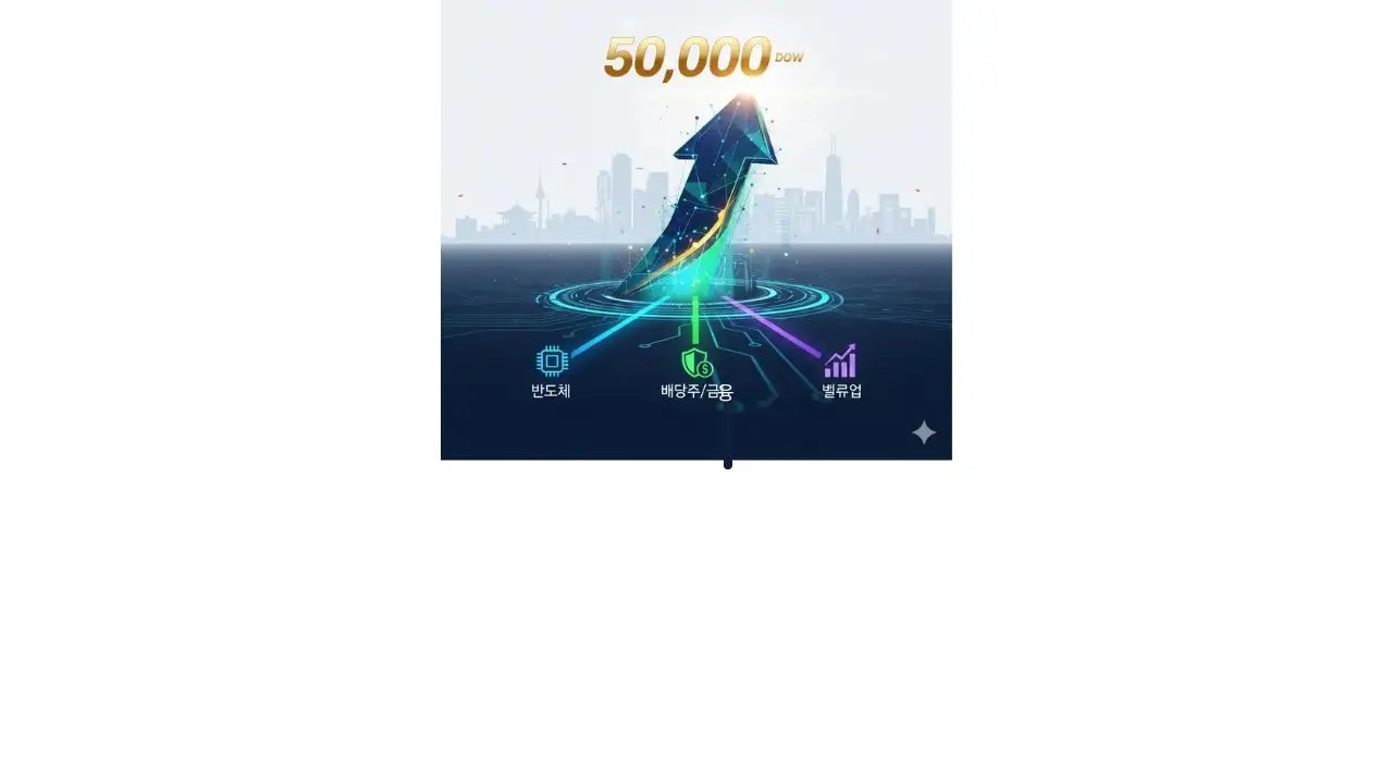2026년 2월 한국 증시 전망 코스피 코스닥 상승 화살표 이미지